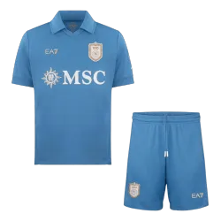 26/27 Napoli Home Jerseys Kit - product photo US26.88 - 26/27 Napoli Home Jerseys Kit