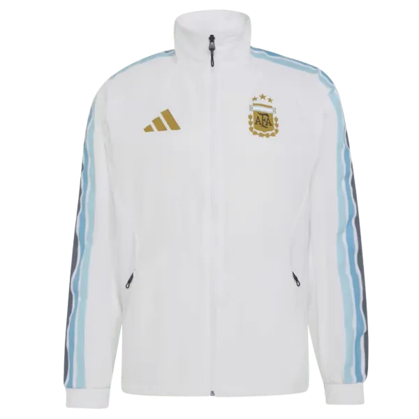 2026 Argentina Windbreaker Jacket White - A-Grade Quality Detail View
