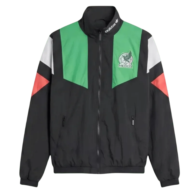 2026 Mexico Windbreaker Jacket Black