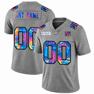 New York Giants Nike NFL 2020 Crucial Catch Limited Edition Custom Jersey - Gray