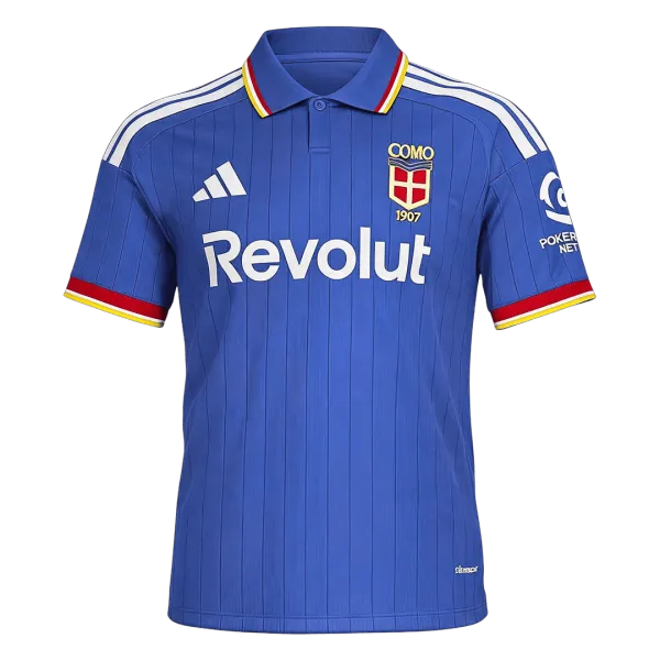 26/27 Como 1907 Home Jersey - A-Grade Quality Detail View