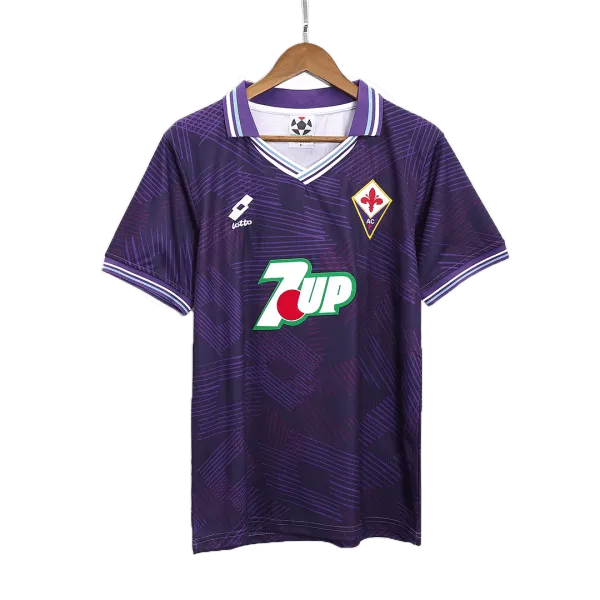 1992/93 Fiorentina Home Retro Jersey - A-Grade Quality Detail View
