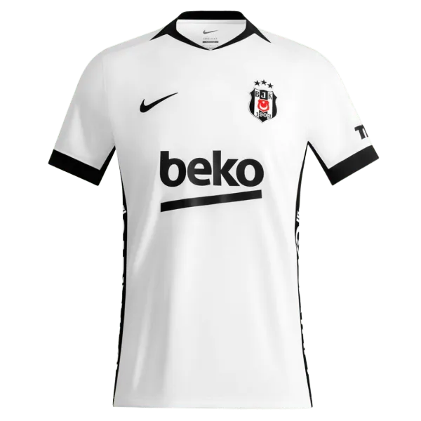26/27 Besiktas Home Player Version Jersey - A-Grade Quality Detail View