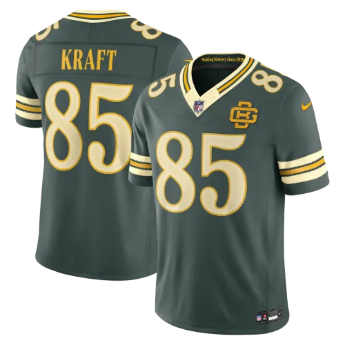 Tucker Kraft Green Bay Packers Nike 2026 Rivalries Collection Stitched Limited Jersey - Green