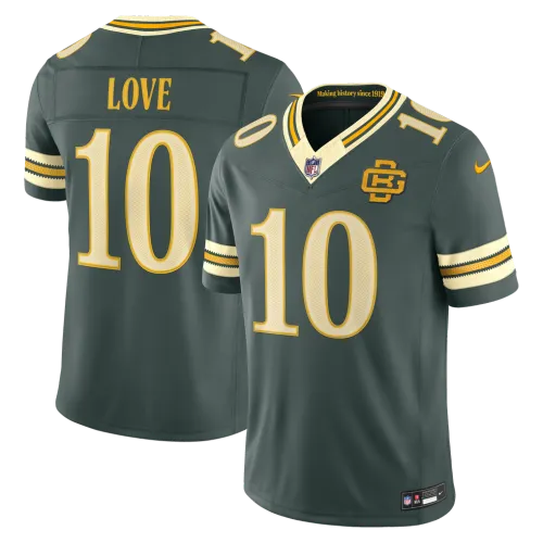 Jordan Love Green Bay Packers Nike 2026 Rivalries Collection Stitched Limited Jersey - Green