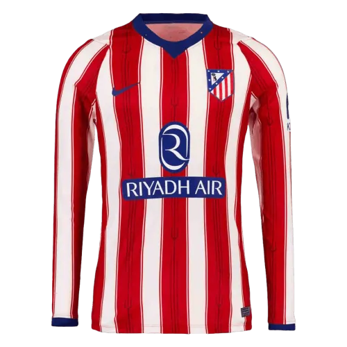26/27 Atletico Madrid Home Long Sleeve Jersey