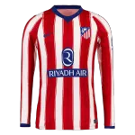 26/27 Atletico Madrid Home Player Version Long Sleeve Jersey