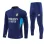 2025/26 Real Madrid Half zipper Training Suit Sapphire Blue
