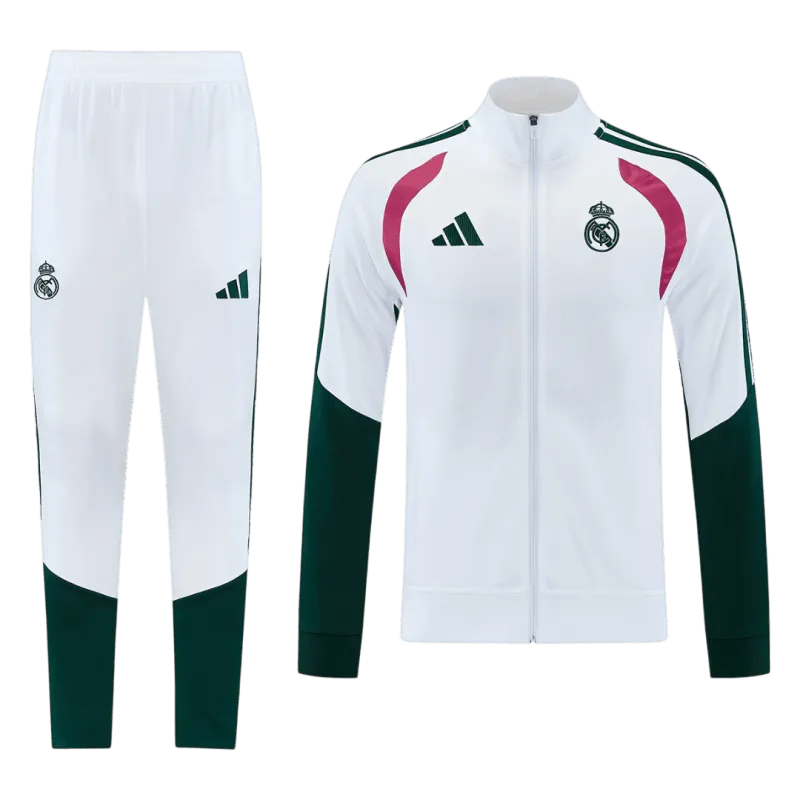 26/27 Real Madrid Jacket Tracksuit White