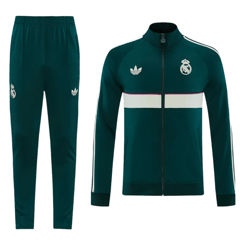 26/27 Real Madrid Jacket Tracksuit Green
