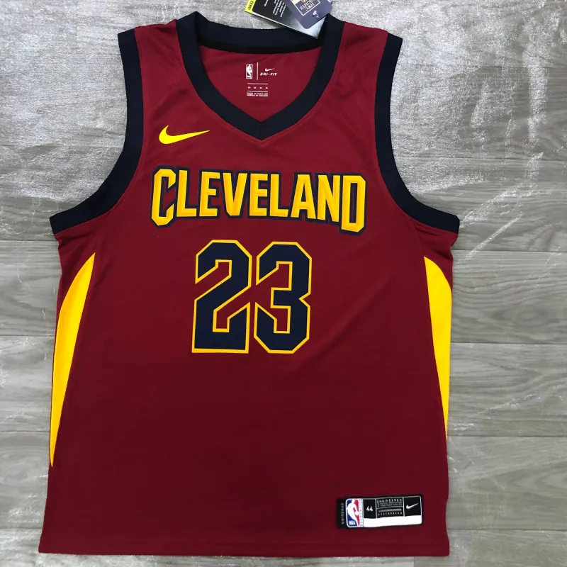 2017/18 Cleveland Cavaliers Red LeBron James #23 Men’s Jersey