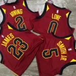 2017/18 Cleveland Cavaliers Red LeBron James #23 Men’s Jersey