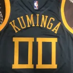 2018/19 Golden State Warriors Gris Camiseta Jonathan Kuminga #00 Hombre