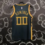 2018/19 Golden State Warriors Gris Camiseta Jonathan Kuminga #00 Hombre