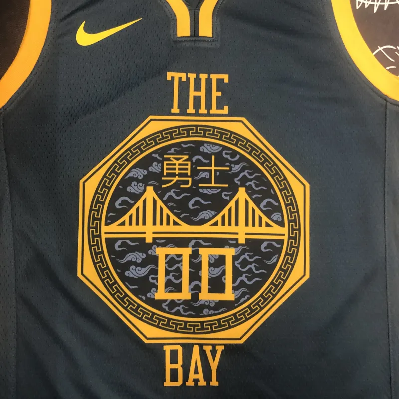 2018/19 Golden State Warriors Gris Camiseta Jonathan Kuminga #00 Hombre