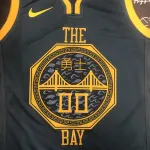2018/19 Golden State Warriors Gris Camiseta Jonathan Kuminga #00 Hombre