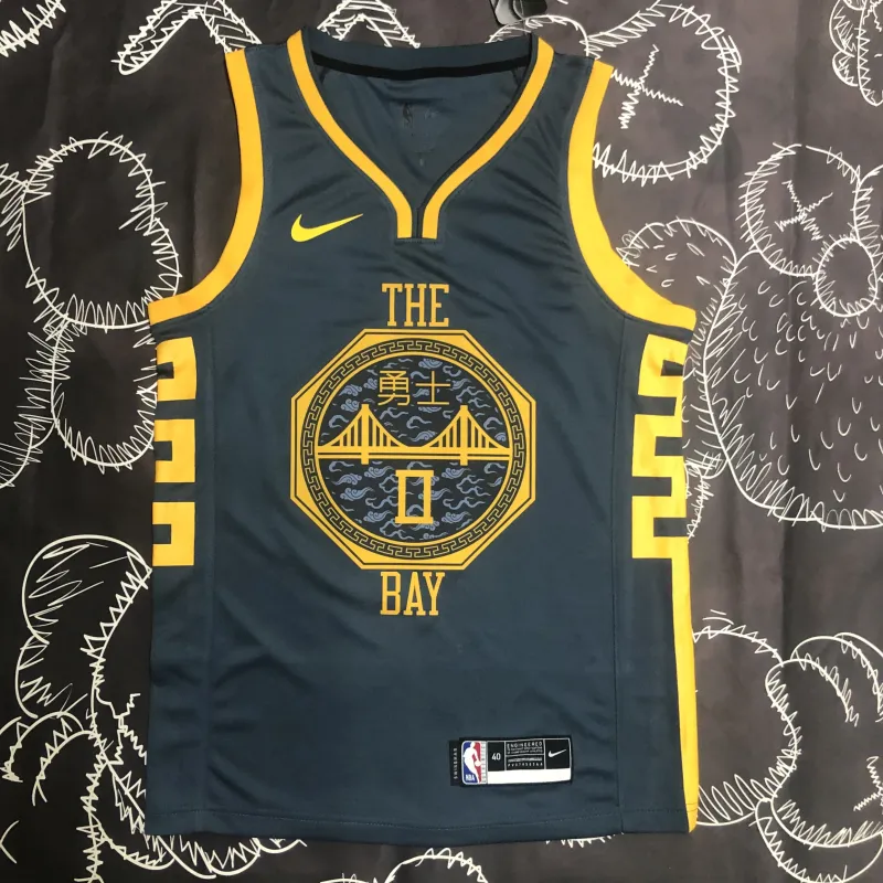 2018/19 Golden State Warriors Gray Jonathan Kuminga #00 Men’s Jersey