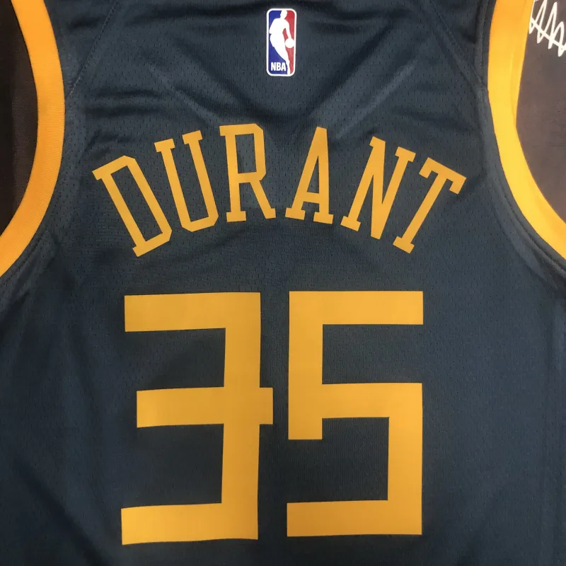 2018/19 Golden State Warriors Gray Kevin Durant #35 Men’s Jersey