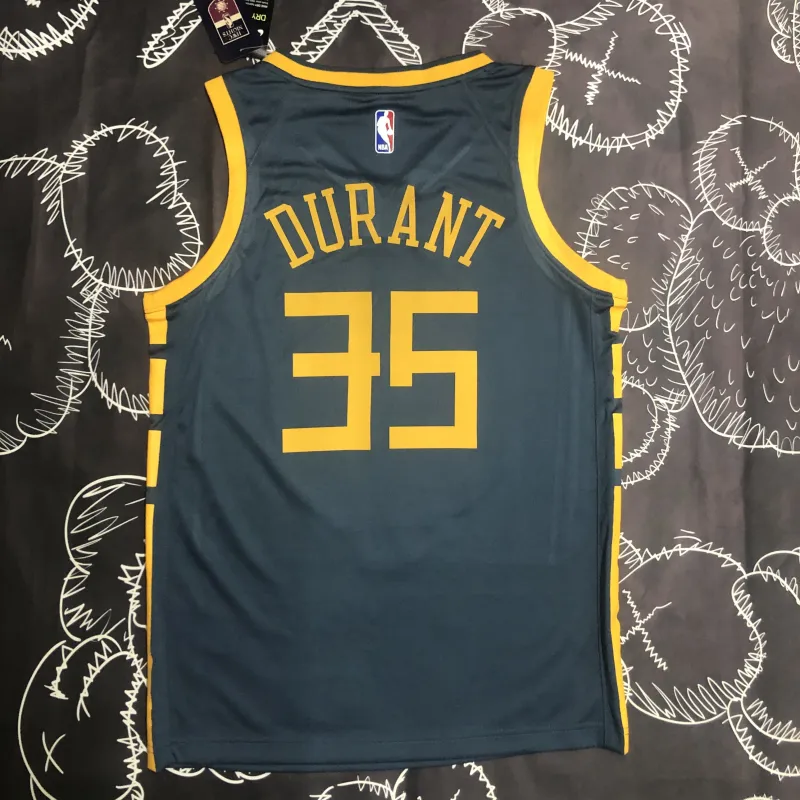 2018/19 Golden State Warriors Gray Kevin Durant #35 Men’s Jersey