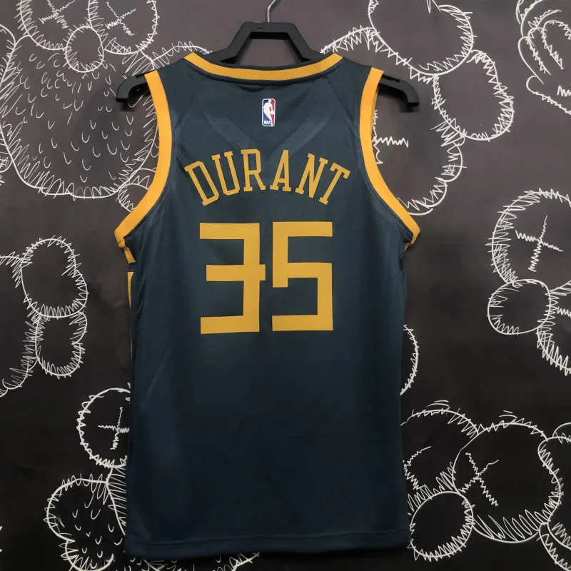 2018/19 Golden State Warriors Gray Kevin Durant #35 Men’s Jersey
