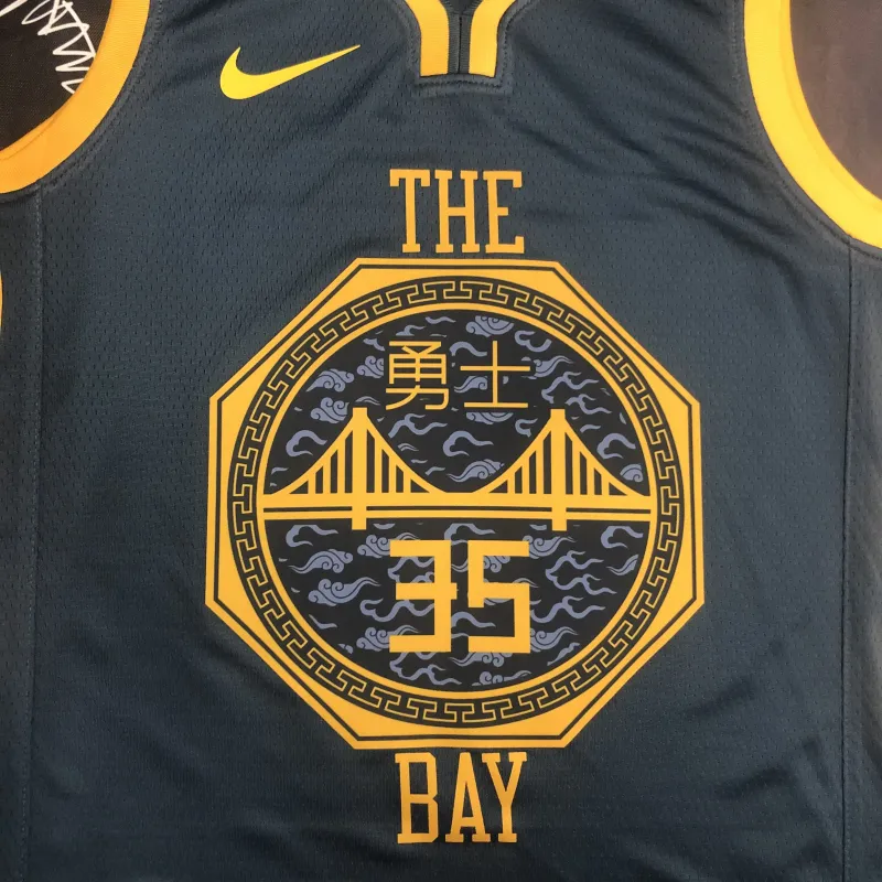 2018/19 Golden State Warriors Gray Kevin Durant #35 Men’s Jersey