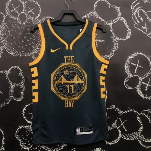 2018/19 Golden State Warriors Gray Klay Thompson #11 Men's Jersey