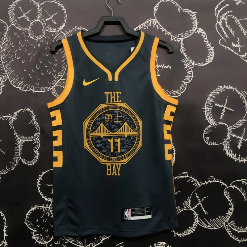 2018/19 Golden State Warriors Gray Klay Thompson #11 Men’s Jersey
