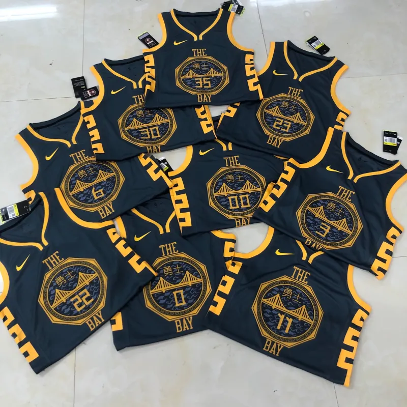 2018/19 Golden State Warriors Gray Andrew Wiggins #22 Men’s Jersey