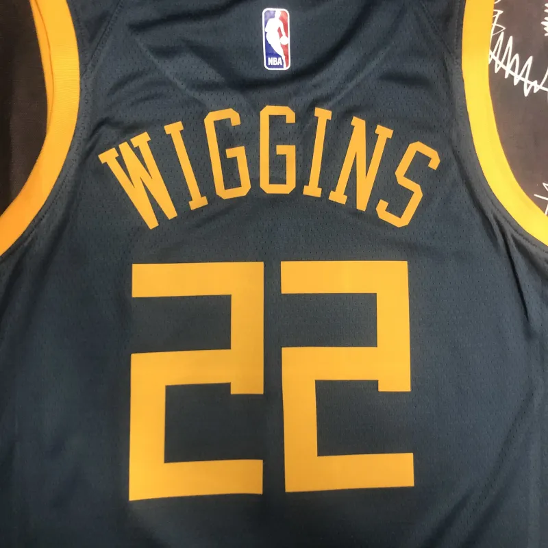 2018/19 Golden State Warriors Gray Andrew Wiggins #22 Men’s Jersey