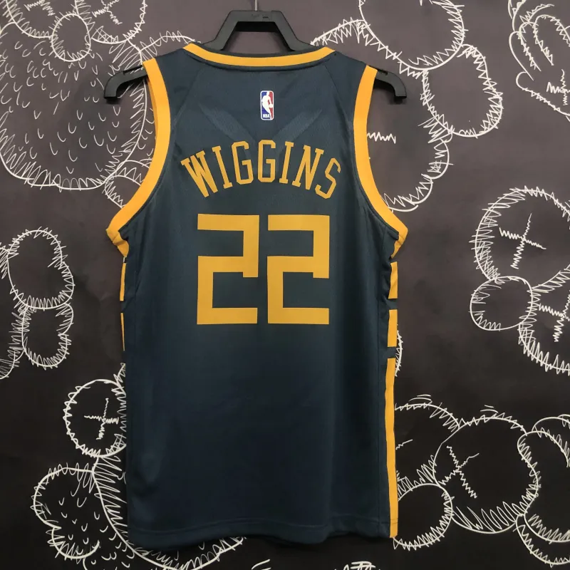 2018/19 Golden State Warriors Gray Andrew Wiggins #22 Men’s Jersey