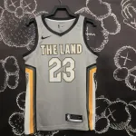2018/19 Cleveland Cavaliers Gray LeBron James #23 Men's Jersey 2018/19 Cleveland Cavaliers Gray LeBron James #23 Men’s Jersey