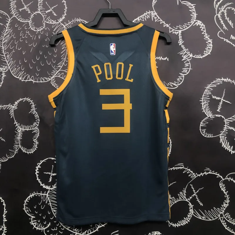 Maillot homme Chris Paul #3 gris des Golden State Warriors, saison 2018/19