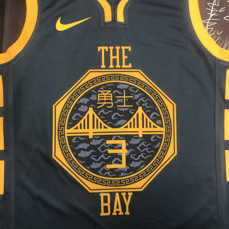 Maillot homme Chris Paul #3 gris des Golden State Warriors, saison 2018/19