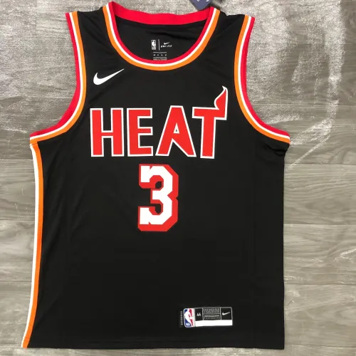 Miami Heat Retro Dwyane Wade #3 Herren-Trikot
