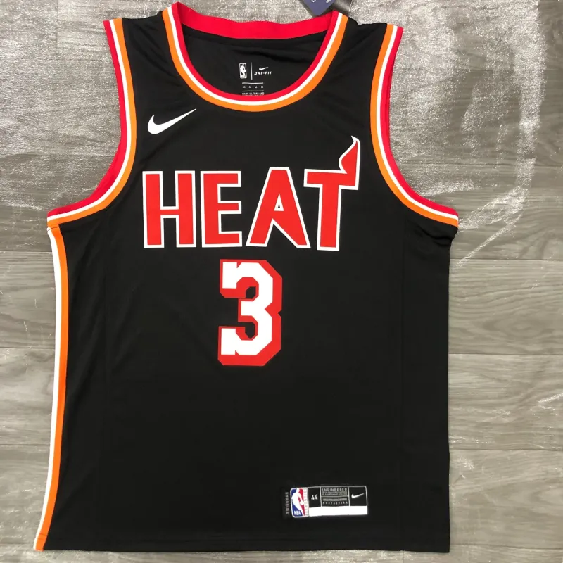 Miami Heat Retro Dwyane Wade #3 Men’s Jersey