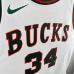 2018/19 Milwaukee Bucks Retro Giannis Antetokounmpo #34 Men’s Jersey