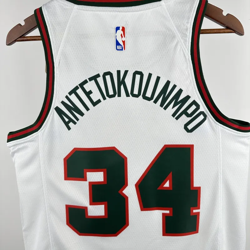 2018/19 Milwaukee Bucks Retro Giannis Antetokounmpo #34 Men’s Jersey