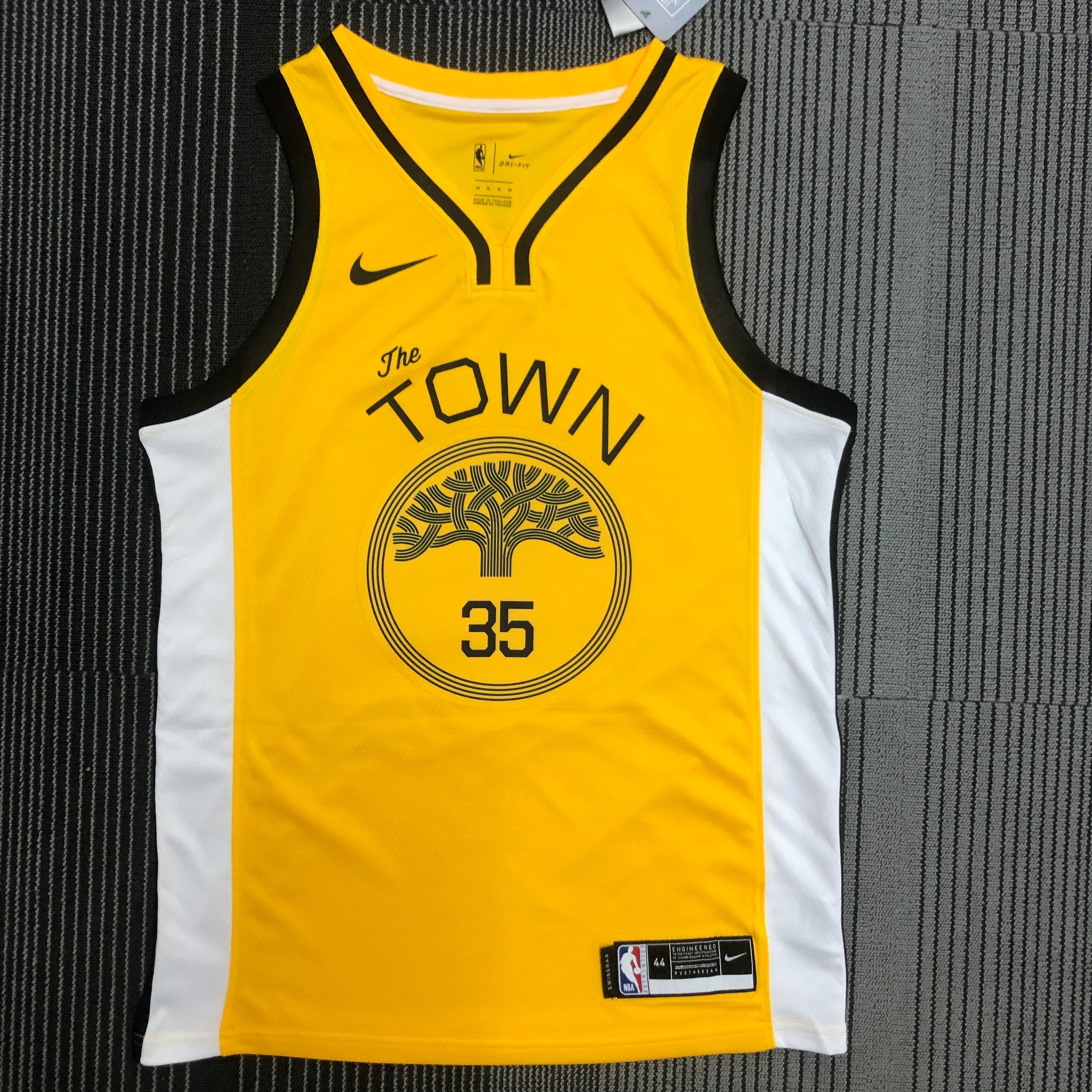2018/19 Golden State Warriors Kevin Durant #35 Men#039;s Jersey