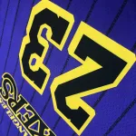 Los Angeles Lakers LeBron James #23 Camiseta morada de hombre