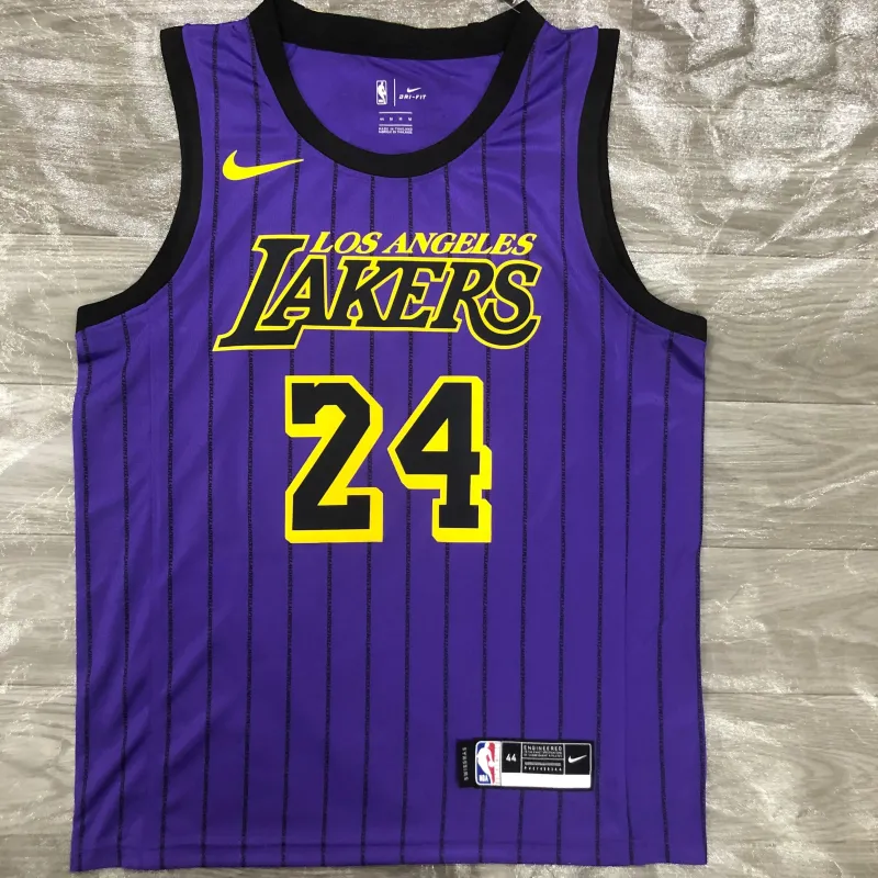 Los Angeles Lakers Kobe Bryant #24 Purple Men’s Jersey