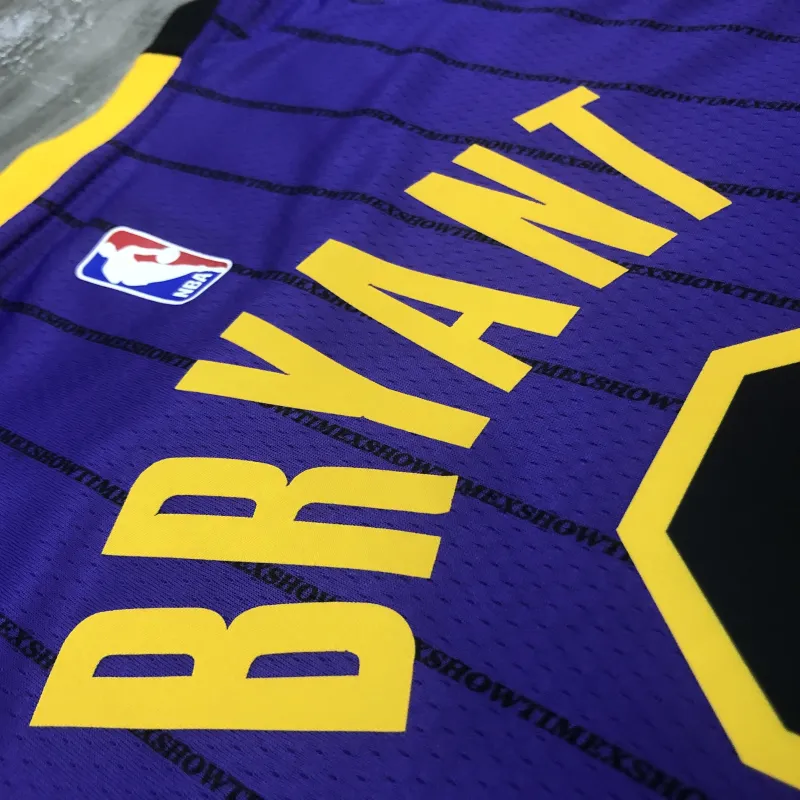 Los Angeles Lakers Kobe Bryant #8 Purple Men's Jersey