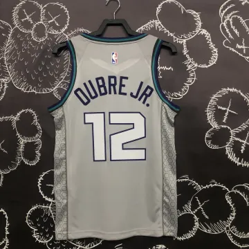 2019-20 Charlotte Hornets Grijs Kelly Oubre Jr #12 Herenshirt