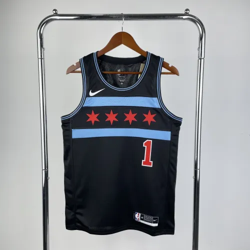 Chicago Bulls City Edition Derrick Rose #1 Men's Jersey