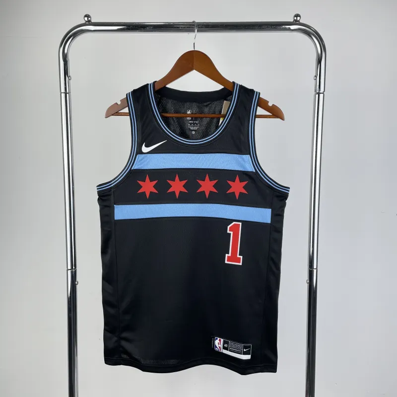 Chicago Bulls City Edition Derrick Rose #1 Men’s Jersey
