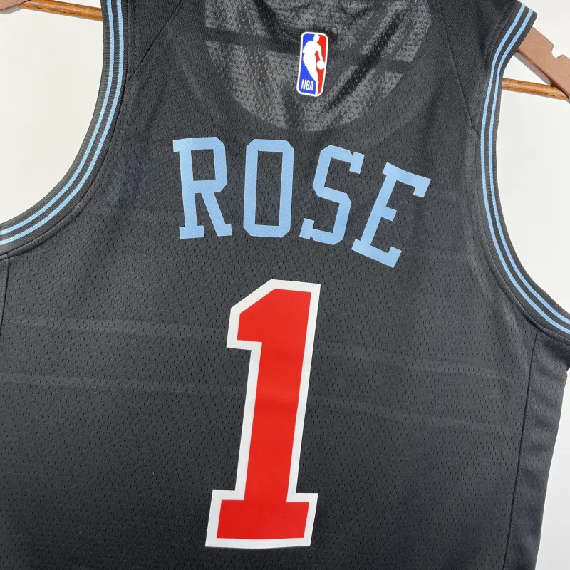 Chicago Bulls City Edition Derrick Rose #1 Men’s Jersey