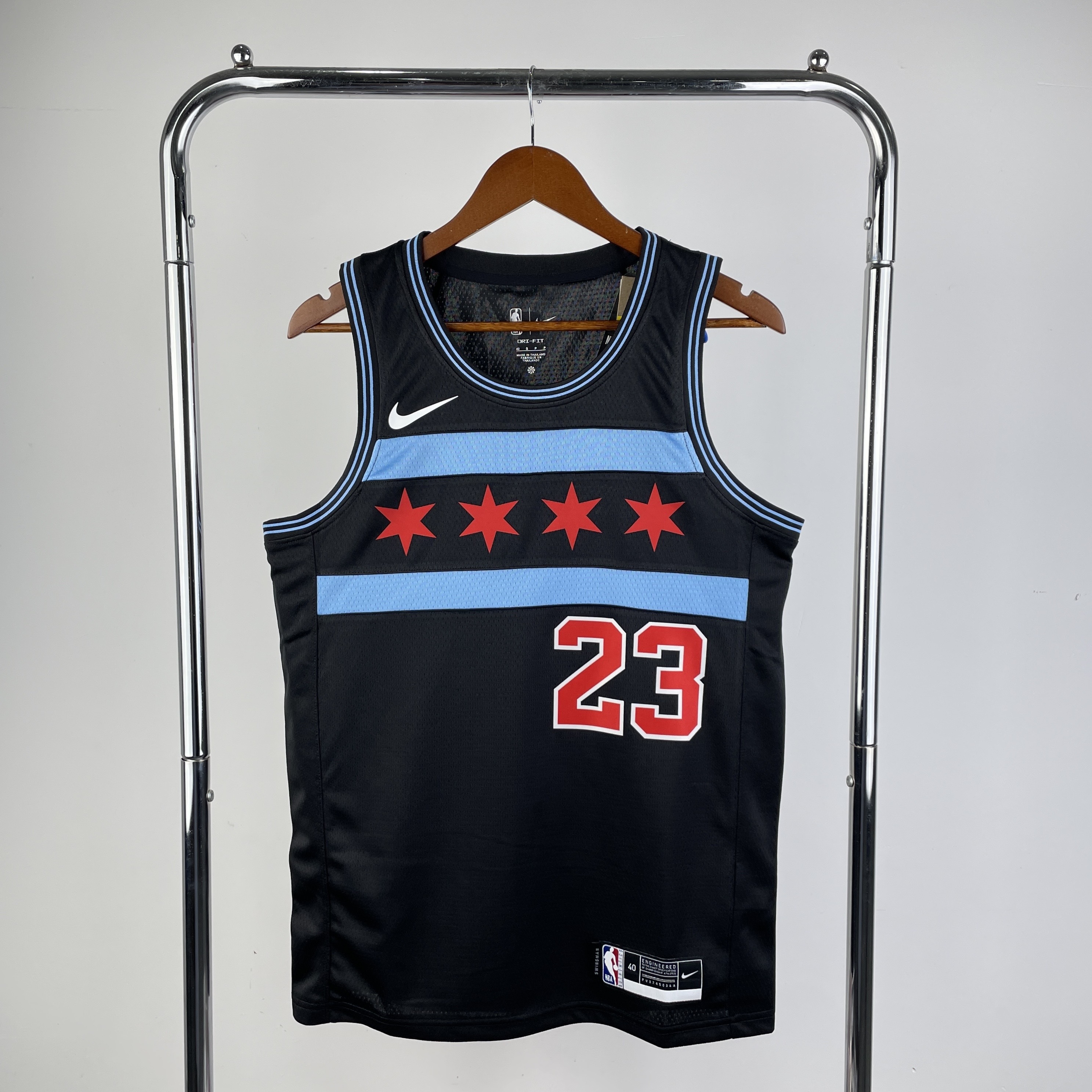 Chicago Bulls City Edition Michael Jordan #23 Men#039;s Jersey