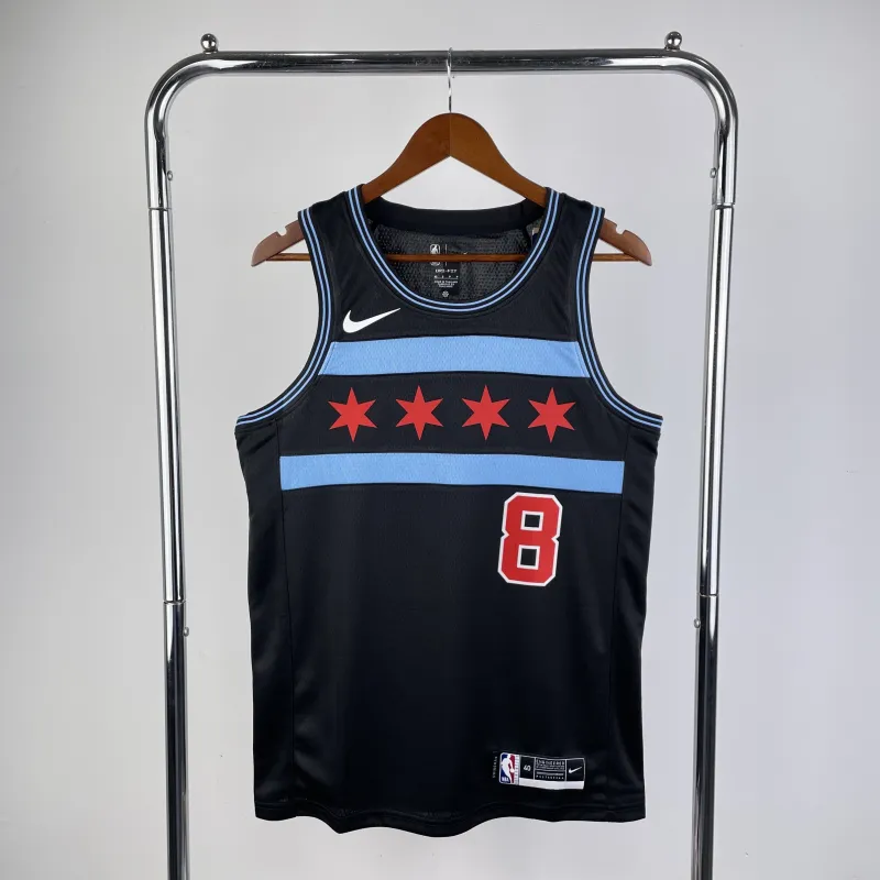 Camisa masculina Chicago Bulls City Edition Zach LaVine #8
