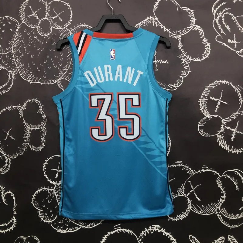 2019-20 Oklahoma City Thunder City Edition Kevin Durant #35 Men’s Jersey