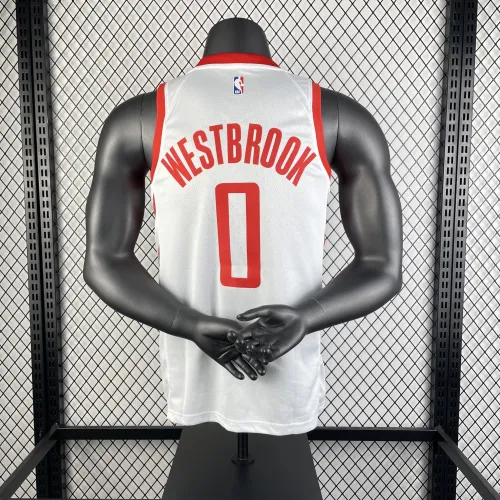 Maglia Houston Rockets Russell Westbrook #0 Uomo
