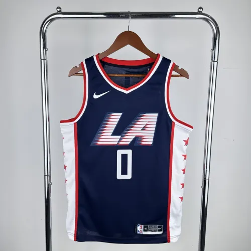 Camisa masculina dos LA Clippers «City Edition» 2019/20, Russell Westbrook, #0